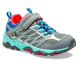 Merrill nwt sneaker hike grey turquoise pink moab